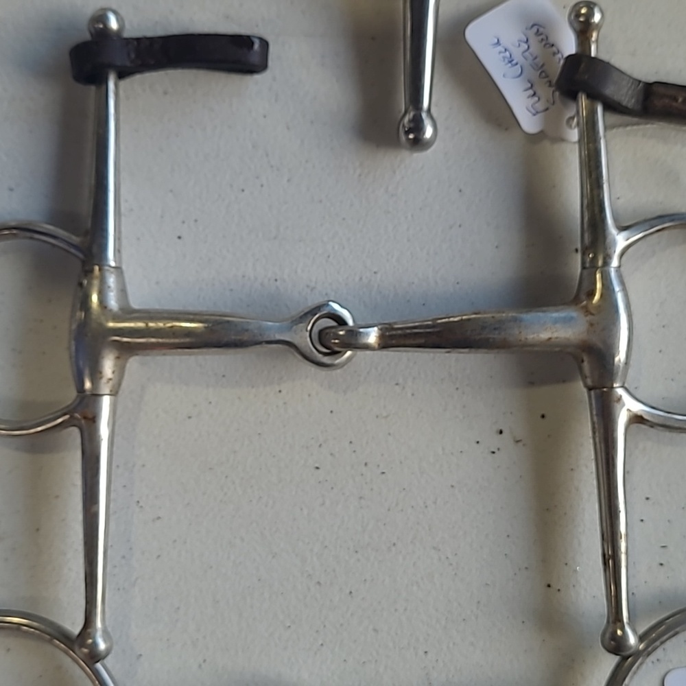 5" Full Cheek snaffle with keepers